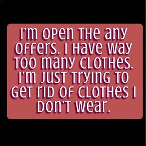 Girls/teen/young adult clothes